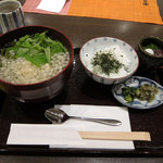 中村藤吉本店 - 暖かいうどんセット　1050円