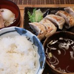 肉汁餃子のダンダダン - 肉汁餃子ライス(ランチ)