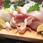 かわなみ鮨 - 縞鯵、ほっき貝、するめいか