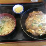 あすか - カツ丼と丼セット（ミニうどん）