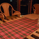 チェックのクロス