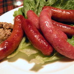 ソーセージ盛り合わせ