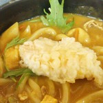 ほの香 - かしわ天投入。