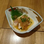 焼き鳥屋 てら - ささみのぶっかけ大根おろしのせ