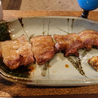 柳家 - 焼き上がりを粒マスタードで
