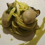 オルト - 牡蠣と菊菜のパスタ
