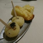 オルト - お口直しのデザート　パネトーネとフィナンシェ