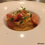 カーサ・デル・チーボ - 海胆の冷製パスタ､フレッシュトマトのスパゲッティ