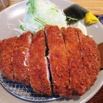 Tonkatsu Katsukichi - 美明豚厚切り250g ジューシーロースかつ定食　　1,980円