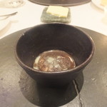 食堂セゾンドール - とらふぐ白子のボイルとトリュフとわさび