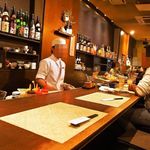 Soba Izakaya Ruchin - 店内（カウンター）