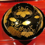 銀座 しのはら - 鼈と白胡麻豆腐の椀1