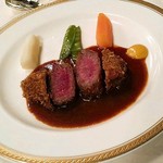 菊水 - フィレビーフカツレツ ドミグラスソース