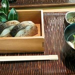 鯖街道 花折 - あぶり鯖寿し膳