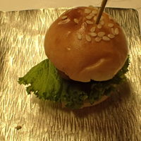 焼鳥YAMATO - 特製ミニつくねバーガー