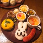 ニコラハウス - ♡お子様ランチ大人用〜煮込みハンバーグ〜♡