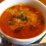 TRATTORIA La Wasabi - この土地のミネストローネ(280円)