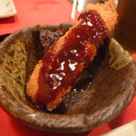 Inaho - 付き出しは味噌串かつでした！