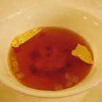 フランス料理 ル・トリアノン - ('10/12)すっぽんのコンソメスープ