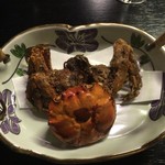樅峰苑 - もくず蟹の素揚げ