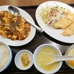 知食府 - 麻婆豆腐定食（850円）