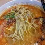 中村麺三郎商店 - 自家製の白い麺は細くて素麺のようでいて、別様の腰があります。フスマは見えなかった。