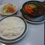 ビーフシチュウセットです。(2016年12月)