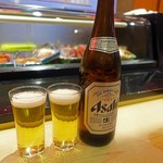 Aimasa Sushi - 瓶ビールで乾杯♪