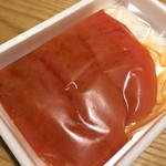 福さ屋 - 非常に粒子感のよい鱈子を、同店自慢の魚醤と完熟した唐辛子で仕上げた明太子。当然ながら、白米との組み合わせは抜群です！！