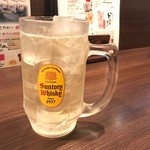 焼肉処　彩 - 角ハイ 380yen('16.12)