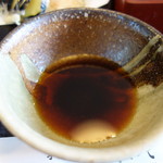 手打ちそば 青々庵 - 辛汁は天ぷらと共用