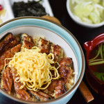 鰻はし本 - まぶし丼（鰻とねぎ又は鰻とかいわれ）