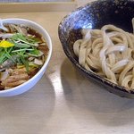 高円寺肉汁うどん 夕虹 - きのこ肉汁うどん