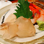 田がみ - ヒラメの昆布〆・甘エビ