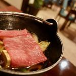 ホテル穂高 - 飛騨牛のすき焼き
