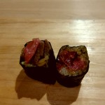 クロマグロ巻(トロ×漬け)