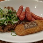 炭火焼肉たむらのお肉が入ったカレー屋さん - 