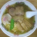 中国料理 御舟 - 塩ラーメンのアップ