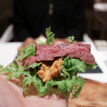 現代ガストロノミー 四匹の猫 - 2016年12月再訪：フィンガースタイル 山葵で☆