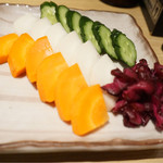 とら五 - コース料理  漬物6人前