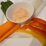 とら五 - コース料理  生野菜の明太子ソース6人前