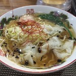 宮島ラーメン安芸侍 - 宮島牡蠣ワンタン麺９８０円