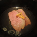 くろぎ - 鴨 京の白菜 ネギのお椀　2016.12