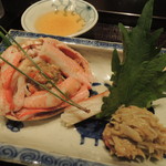 くろぎ - 香箱（身・内子・外子） オス（身・味噌）　2016.12