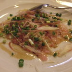 ボン・ムッシュ - クエのカルパッチョ　2100円