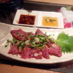 南国酒場リバーサイド - きれいなサシがお口でトロける