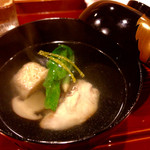 津の守坂 小柴 - 椀物：甘鯛の椀物。