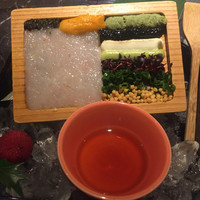 atelier 森本 XEX 鉄板 - キャビア、ウニ、海老