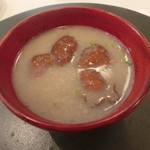 食堂セゾンドール - 日田なめこ　白山れんこん　豆乳ポタージュ