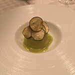 トレフミヤモト - 鮎のムース きゅうりのソース